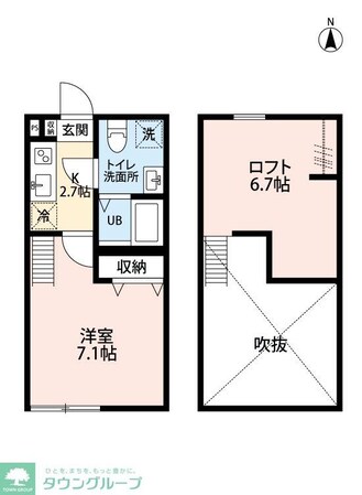 Consolatoria 扇大橋の物件間取画像